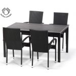Nábytek Texim Set VIKING L + 4x židle PARIS antracit – Hledejceny.cz
