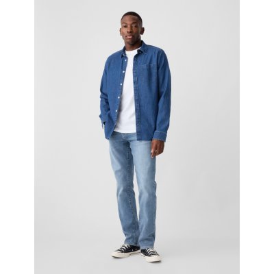 Džíny slim Soft Gapflex Modrá – Zboží Dáma