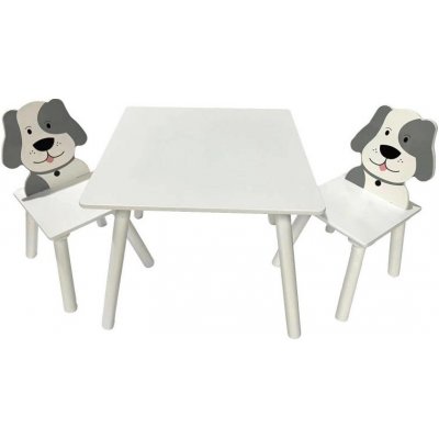 bHome Dětský stůl s židlemi Pejsek – Zboží Dáma