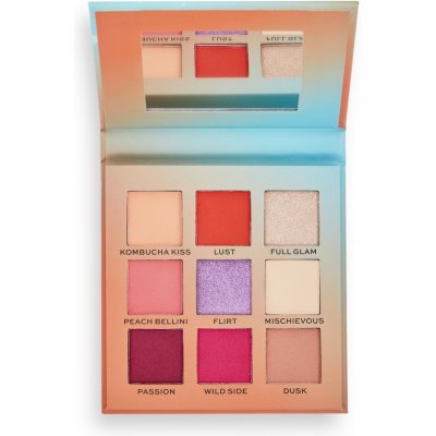 Revolution Paletka očních stínů Hot Shot Passion Fire Shadow Palette 9 g – Zboží Mobilmania