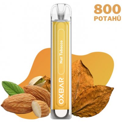 OXVA OXBAR C800 Nut Tobacco 16 mg 800 potáhnutí 1 ks – Hledejceny.cz