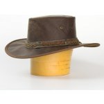 Pánský hladký kožený stetson Barmah hats z klokaní kůže tmavě hnědá – Zbozi.Blesk.cz