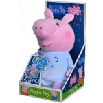 Simba Peppa Pig 2v1 plyšový usínáček hrající + světlo modrý 25 cm – Sleviste.cz