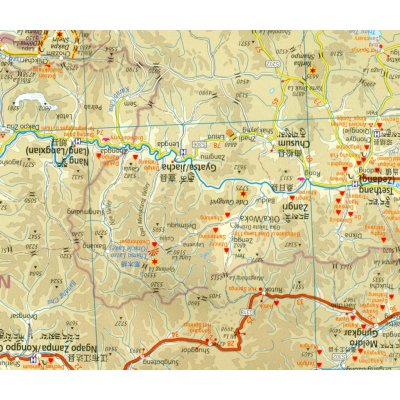 Tibet 1:1,5m mapa RKH