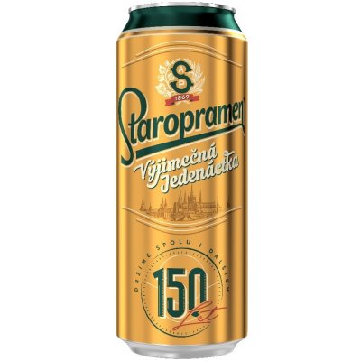 Staropramen 11° 0,5 l (plech) – Zbozi.Blesk.cz