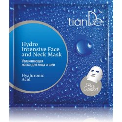 tianDe hydratující maska na obličej a krk s kyselinou hyaluronovou 35 g
