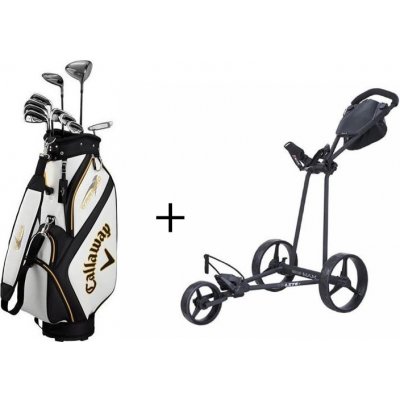 CALLAWAY Warbird 21 pánský set + vozík BIG MAX TI Lite