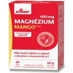 Vitar Magnezium 400 mg + vitamín B6 + vitamín C s příchutí mango 20 sáčků – Hledejceny.cz