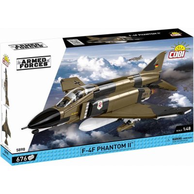 Cobi 5898 Armed Forces Americký stíhací bombardér F-4F Phantom II Luftwaffe 1:48 – Zboží Dáma