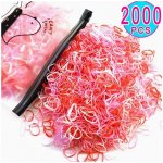 Danapo Gumičky na gumičkování na náramky různé barvy 2000 ks Pink white purple – Zboží Dáma