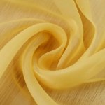 Voálový průsvitný závěs se zavěšením rod pocket - Žlutý, 350 x 265 cm – Zboží Dáma