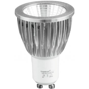 Omnilux LED žárovka GU-10 230V 7W COB 6400K studená bílá