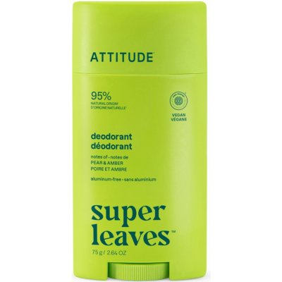 Attitude Přírodní pánský deodorant Super Leaves Amber & Citrus 75 g – Hledejceny.cz