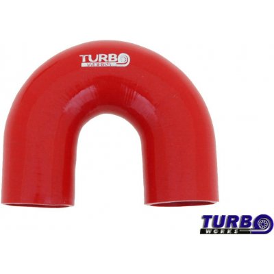 TurboWorkS Silikonová hadice - 180° koleno červená 67 mm – Hledejceny.cz