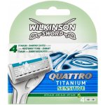Wilkinson Sword Quattro Titanium Sensitive 4 ks – Sleviste.cz