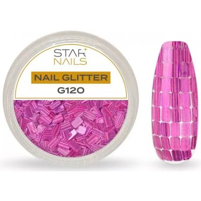 Starnails Nail Art zdobení glitter G120 – Hledejceny.cz