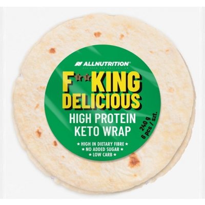 Allnutrition Fitking Delicious High Protein Keto Wrap 240 g – Zboží Dáma