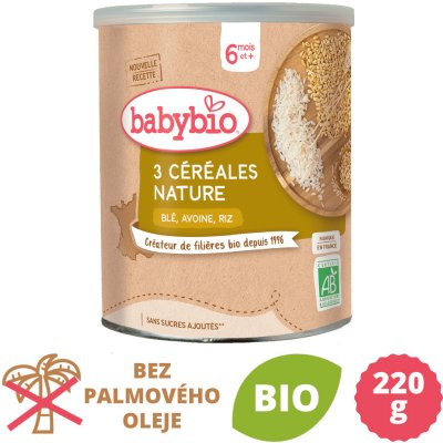 Babybio Nemléčná kaše vícezrnná obilná 220 g – Zboží Dáma