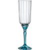Sklenice Bormioli Rocco sklenic Florian Blue na prosecco 6 x 210 ml