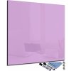 Tabule Glasdekor Magnetická skleněná tabule 40 x 40 cm světle růžová