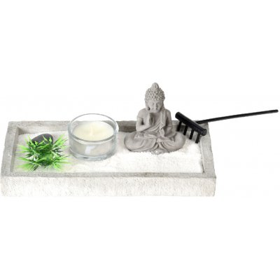 HOME ELEMENTS Zenová zahrádka Buddha, obdelník – Zboží Dáma