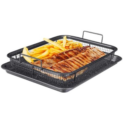 De Gusto Plech s grilovacím košem Maxi Crisper 33 x 25 cm – Zboží Mobilmania