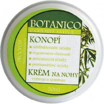 Botanico konopný krém na nohy výživný 50 ml