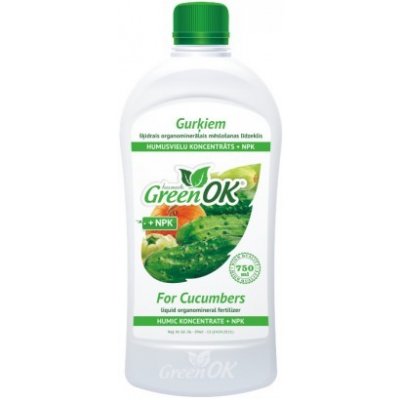 GreenOK Pro Okurky Koncentrát huminových látek + NPK 750ml