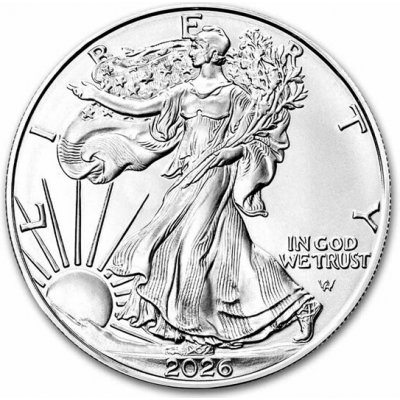 US Mint Stříbrná mince American Silver Eagle 2026 1 oz – Zboží Dáma