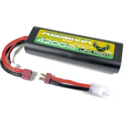 Absima LiPo akumulátor Absima 7,4V / 4200mAh 25C oválný průřez