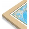 Nástěnné mapy National Geographic Svět - nástěnná mapa Classic 111 x 77 cm Varianta: mapa v dřevěném rámu, Provedení: Pegi přírodní