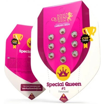 Royal Queen Seeds Special Queen #1 semena neobsahují THC 10 ks