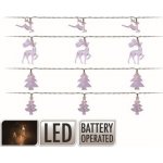 KOOPMAN Dekorační osvětlení řetěz 10 LED bílá teplá s figurkami 4 designy – Hledejceny.cz