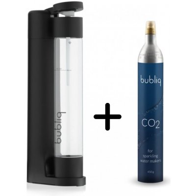 Bubliq černá matná s bombičkou CO2 450 g (85 l) – Zboží Dáma