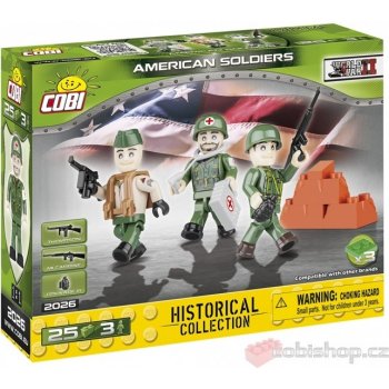 Cobi 2026 Small Army 3 figurky s doplňky Americká armáda