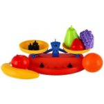 Teddies Ovoce 7ks s váhou kuchyňskou plast v síťce 26x15x15cm – Zboží Dáma