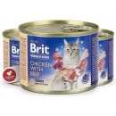 Krmivo pro kočky Brit Premium by Nature Cat Chicken with Beef 0,2 kg