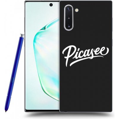 Pouzdro Picasee silikonové Samsung Galaxy Note 10 N970F - Picasee - White černé – Zboží Mobilmania