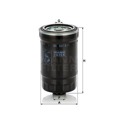 Palivový filtr MANN-FILTER WK8019/1 – Hledejceny.cz