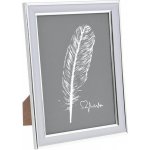 DekorStyle Stojací fotorámeček FEATHER 15x20 cm stříbrný – Zbozi.Blesk.cz