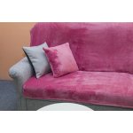 Sleep-well Sada na sedací soupravu mikrovlákno starorůžová 1x 150 x 200 cm, 2x 150 x 70 cm, 2x 40 x 40 cm – Sleviste.cz