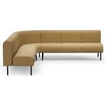 Rohová sedačka VARIETY, 90°, vnitřní, potahová látka Pod CS, žlutá – Zboží Mobilmania