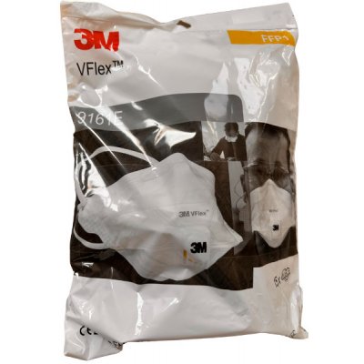 3M 9161E Částicový respirátor, s ventilkem, FFP1 – Zboží Mobilmania