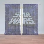 Sablio Záclony Star Wars Vesmír: 2ks 150x250cm – Hledejceny.cz