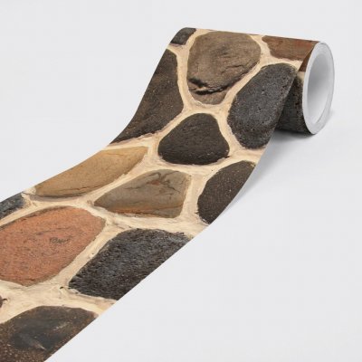 DIMEX SBD-15-015 Vliesová samolepicí bordura Kamenný obklad, rozměry 15 cm x 5 m – Hledejceny.cz