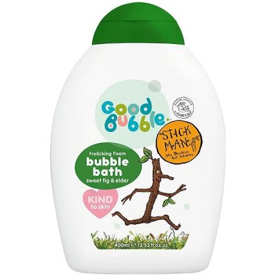 Good Bubble Stick Man Dětská pěna do koupele sladký fík a černý bez 400 ml