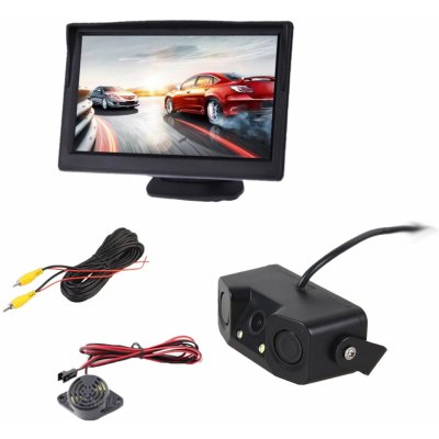 KAMERAK.cz Parkovací set LCD 5" + kamera K0093 se senzorem | Zboží Auto