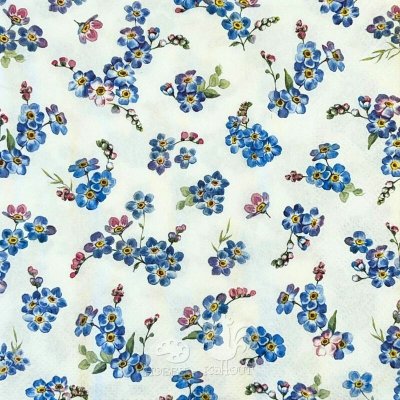 Ubrousek na decoupage vzor 0729 pomněnky – Sleviste.cz