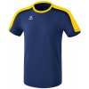 Pánské sportovní tričko Erima Liga 2.0 triko krátký rukáv pánské tmavě modrá/žlutá/černomodrá
