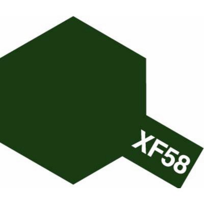 Tamiya Barva akrylová matnáOlivová zelená Olive Green Mini XF-58